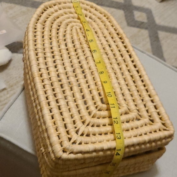 Wicker Basket Babydoll Toy Storage Carry on - Picture 10 of 11